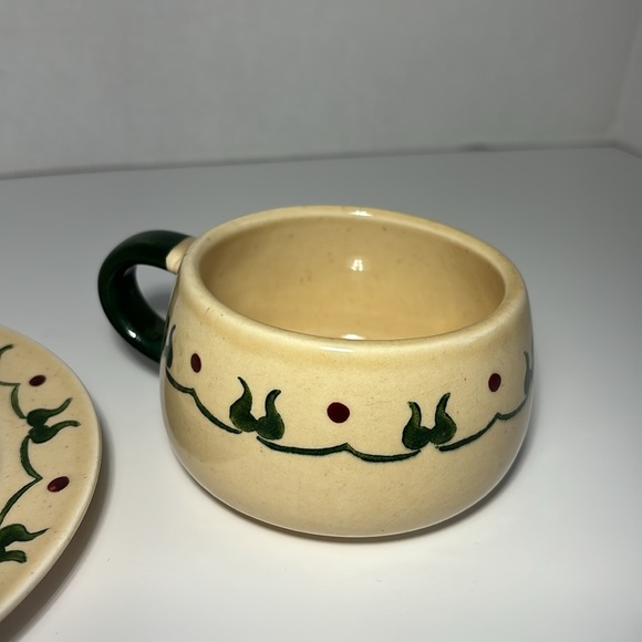 Metlox Poppytrail Flat Cup & Saucer SO 2 Homestead Provincial USA Discontinued - Picture 10 of 12